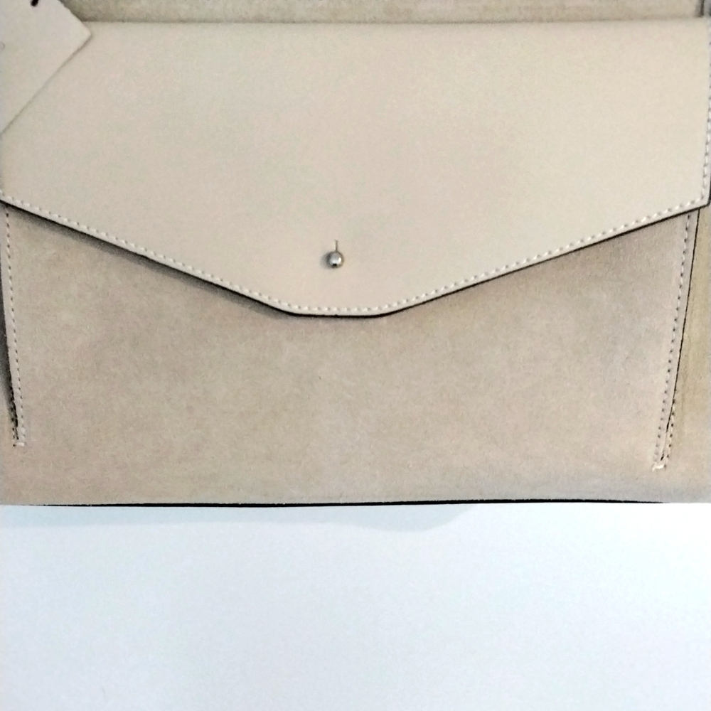 Varriale large tote in genuine leather (made in Italy) 17" x 12" x 6.5" - Picture 5 of 16